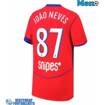 Paris Saint-Germain Joao Neves #87 Replica Third Shirt 2025-26 Short Sleeve